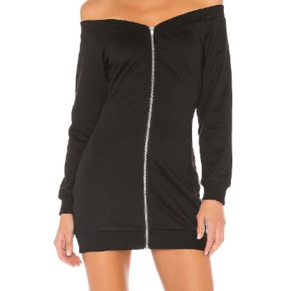 SUPERDOWN Joyce Zip Sweatshirt Dress